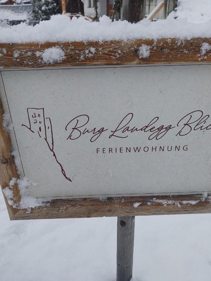 Burg Laudegg Blick Lejlighed Faggen Eksteriør billede